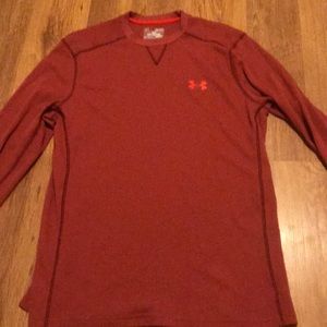Dark red Under Armour Long Sleeve T-shirt (medium)